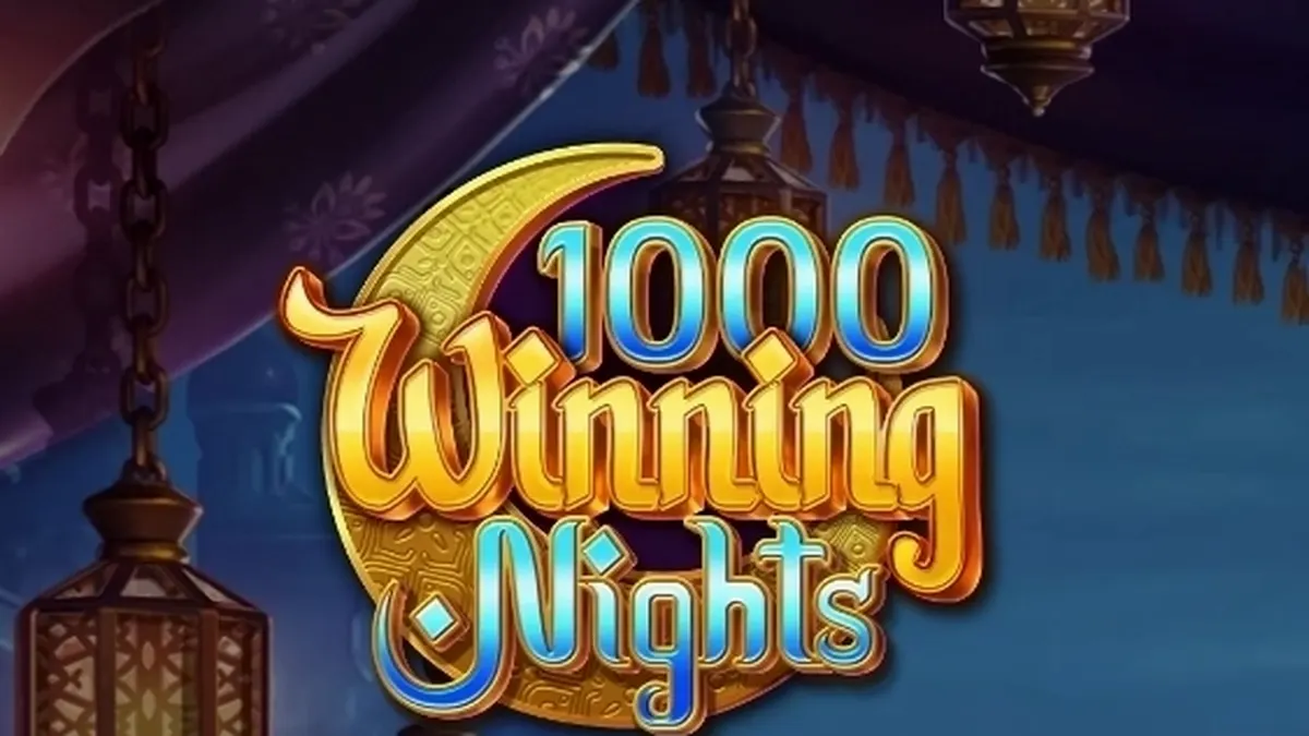 Interface do slot 1000 Winning Nights com 5 cilindros
